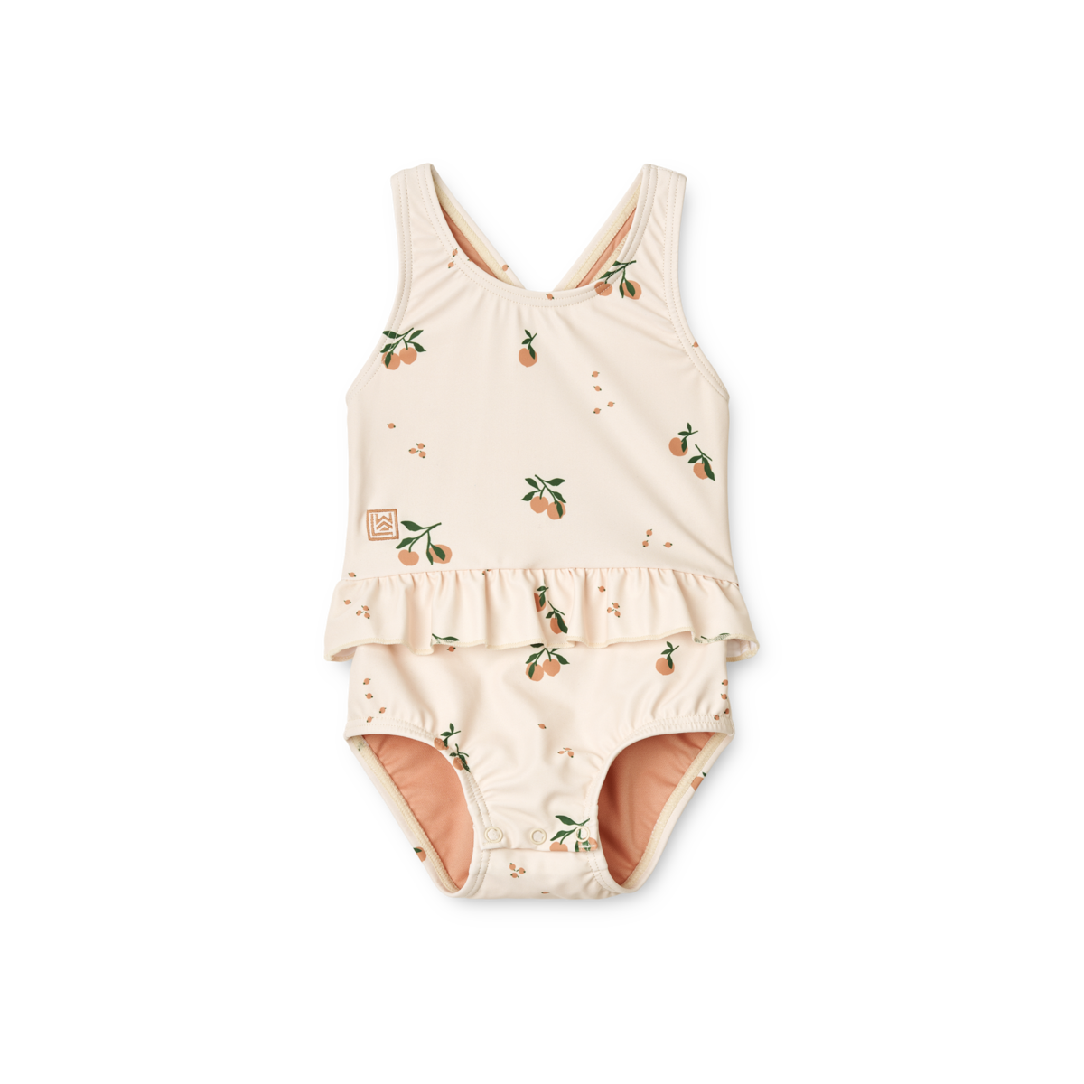 Amina Baby Printed Swimsuit Peach / Sea shell
