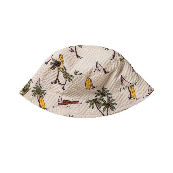Sailing Seersucker | Bucket Hat