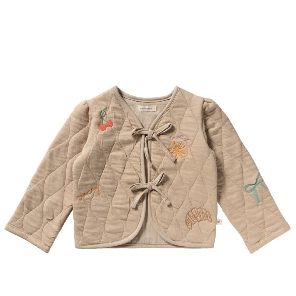 Quilted Jersey | Embroidered Jacket
