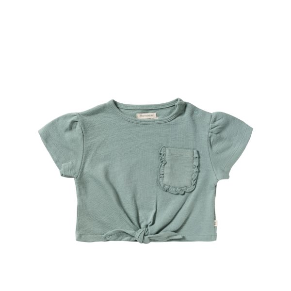 Textured Jersey | Front Tie Shirt